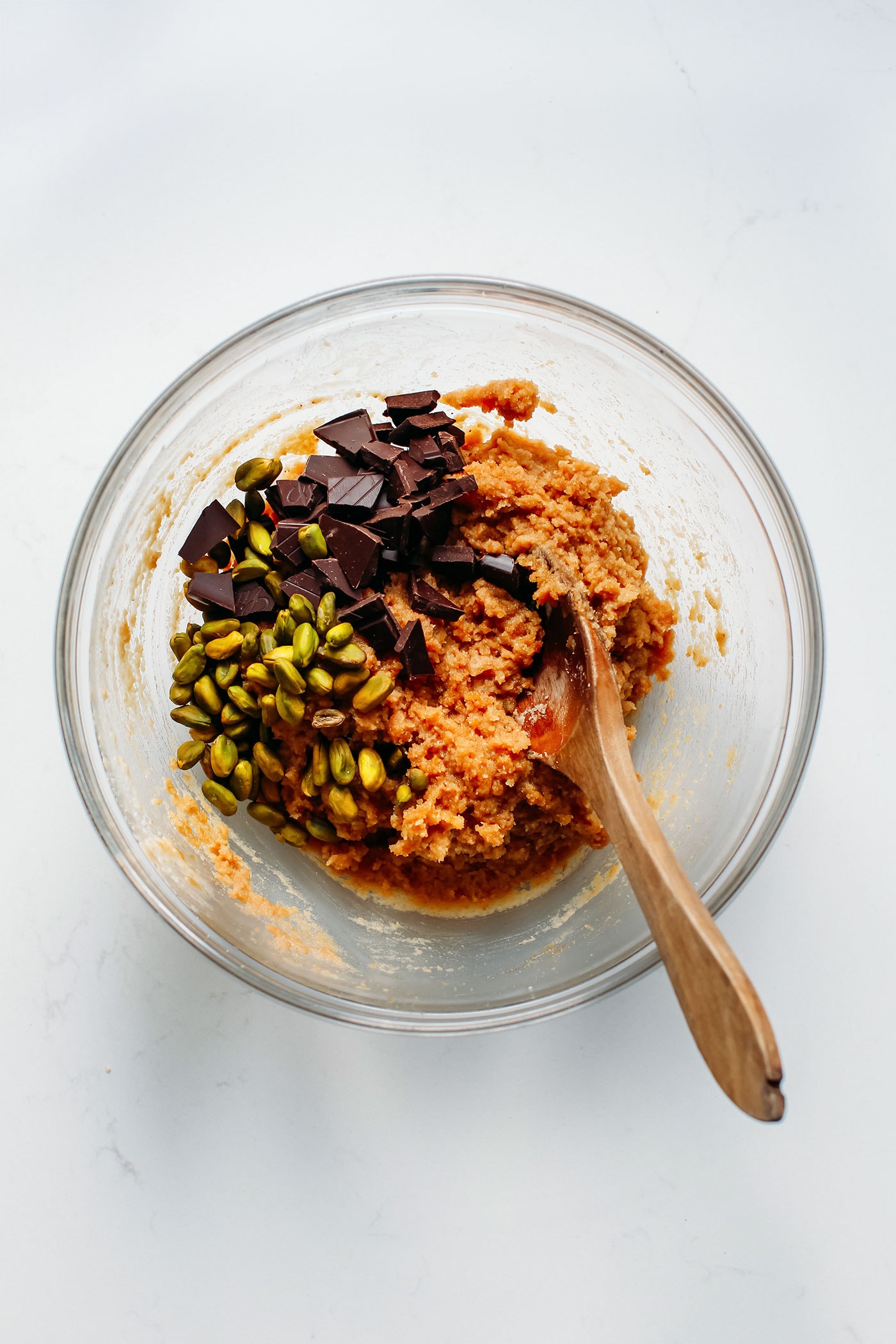 Amazing Pistachio & Chocolate Blondies (Vegan, GF, Paleo)