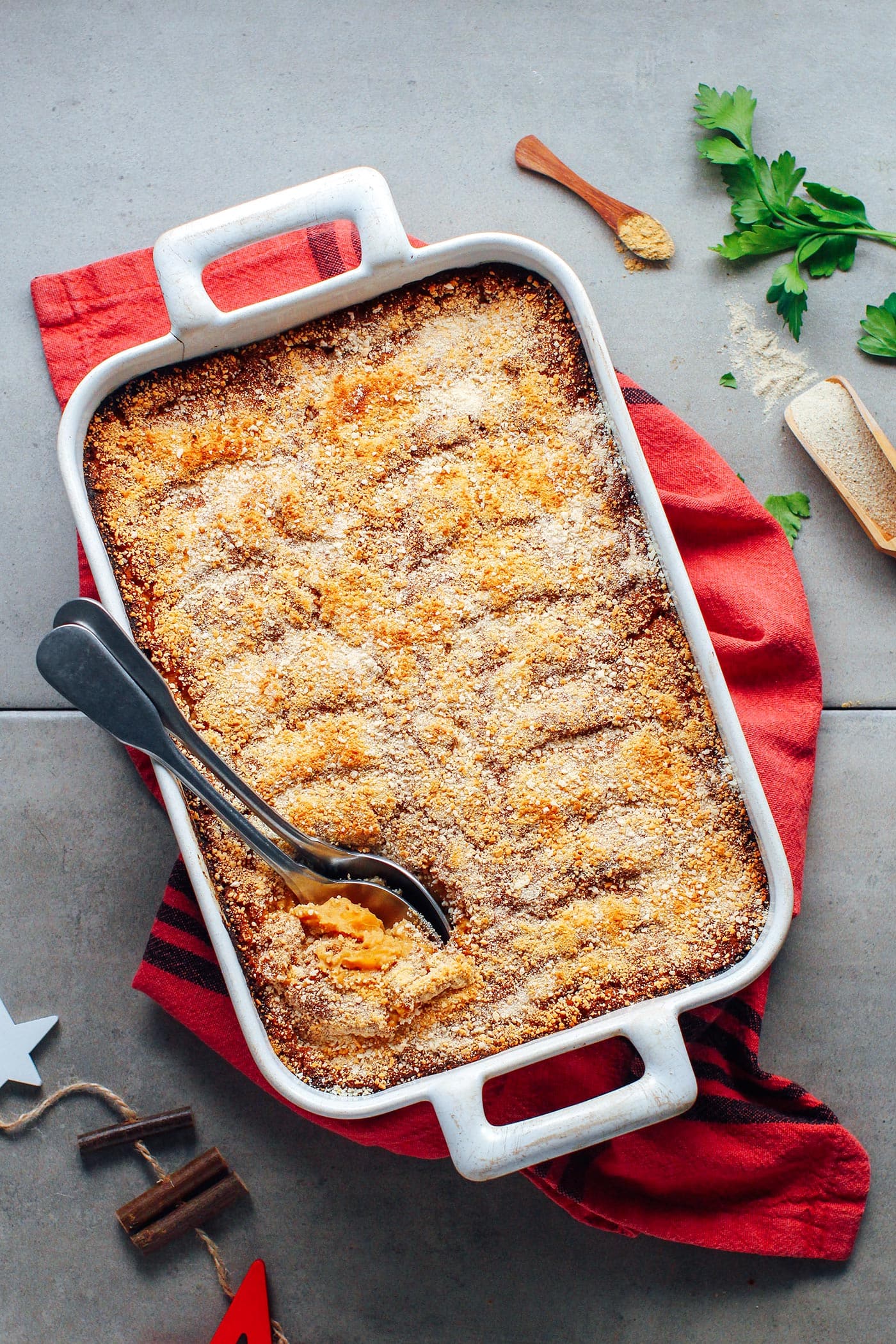 Slow Cooker Rutabaga Gratin with Millet