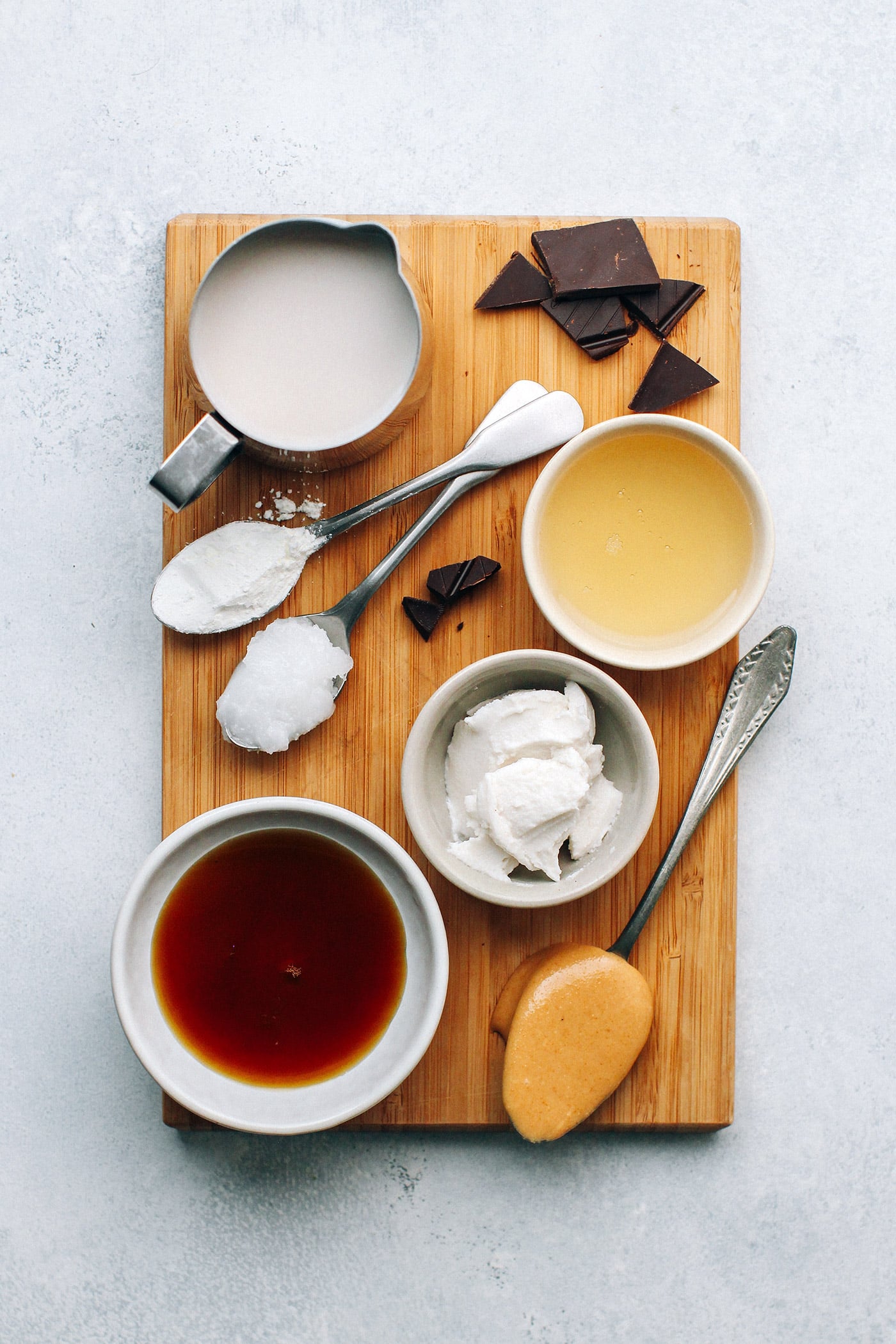 Vanilla Custard, Chocolate Mousse & Caramel Parfaits