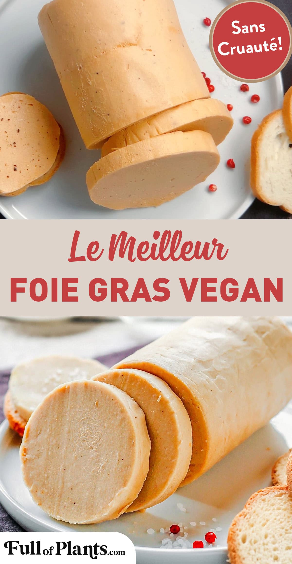 Ne cherchez plus ! Ce foie gras vegan est tout simplement bluffant ! Incroyablement fondant, riche, et savoureux, c'est tout simplement le meilleur foie gras vegan !