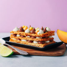 Mango & Praline Vegan Millefeuille
