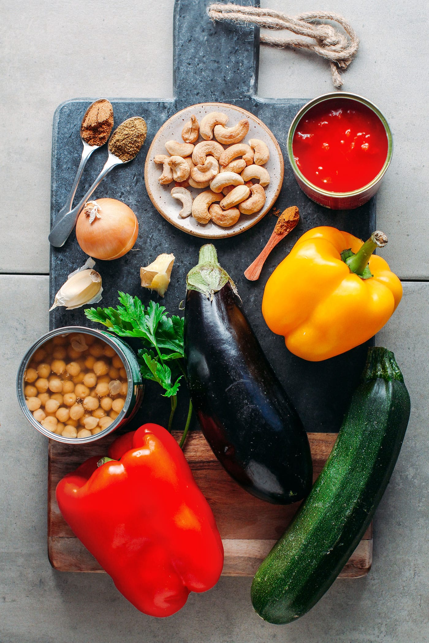 Chickpea & Cashew Vegetable Tagine