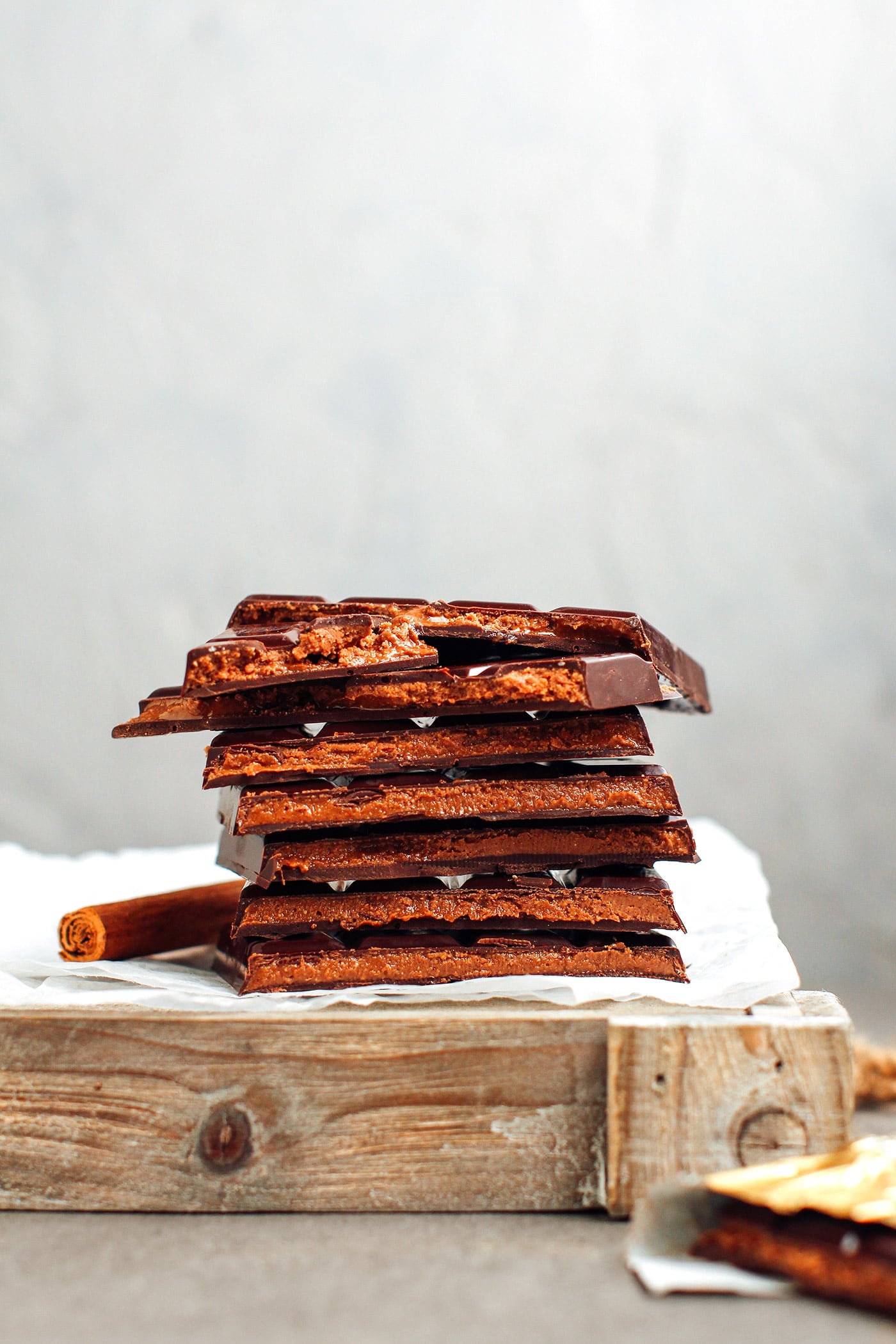 Dark Chocolate Chai Cashew Butter Rice Crispy Treats