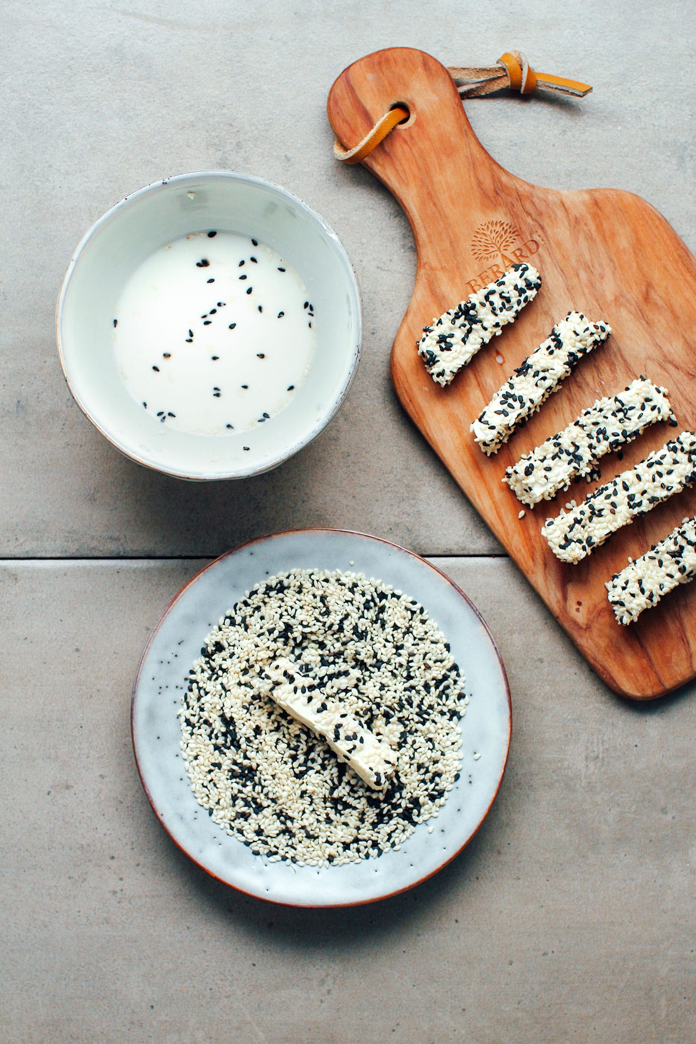 Sesame Crusted Tofu & Mango Summer Rolls