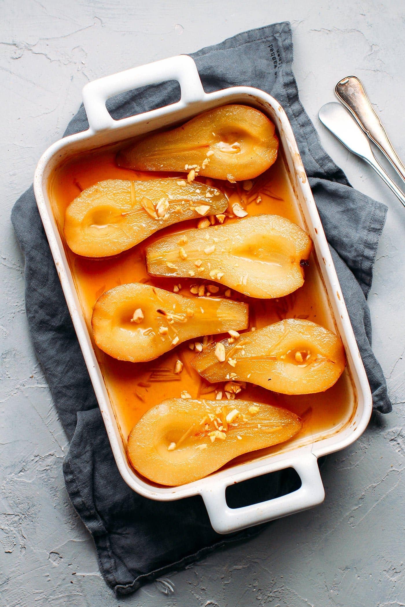 Roasted Pears in Ginger Syrup