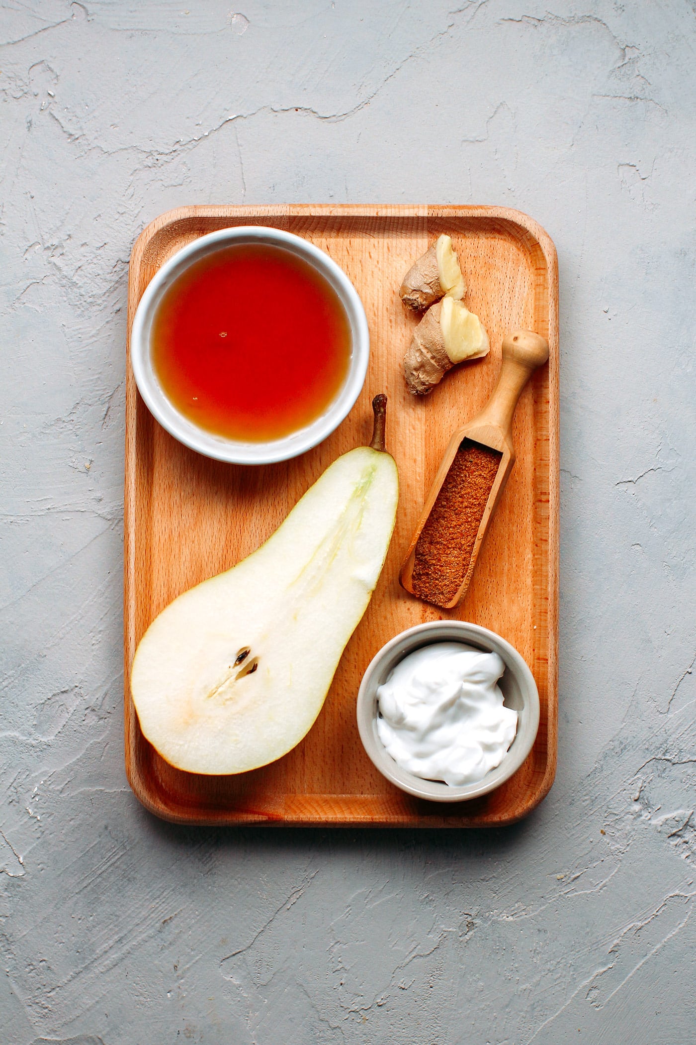 Roasted Pears in Ginger Syrup