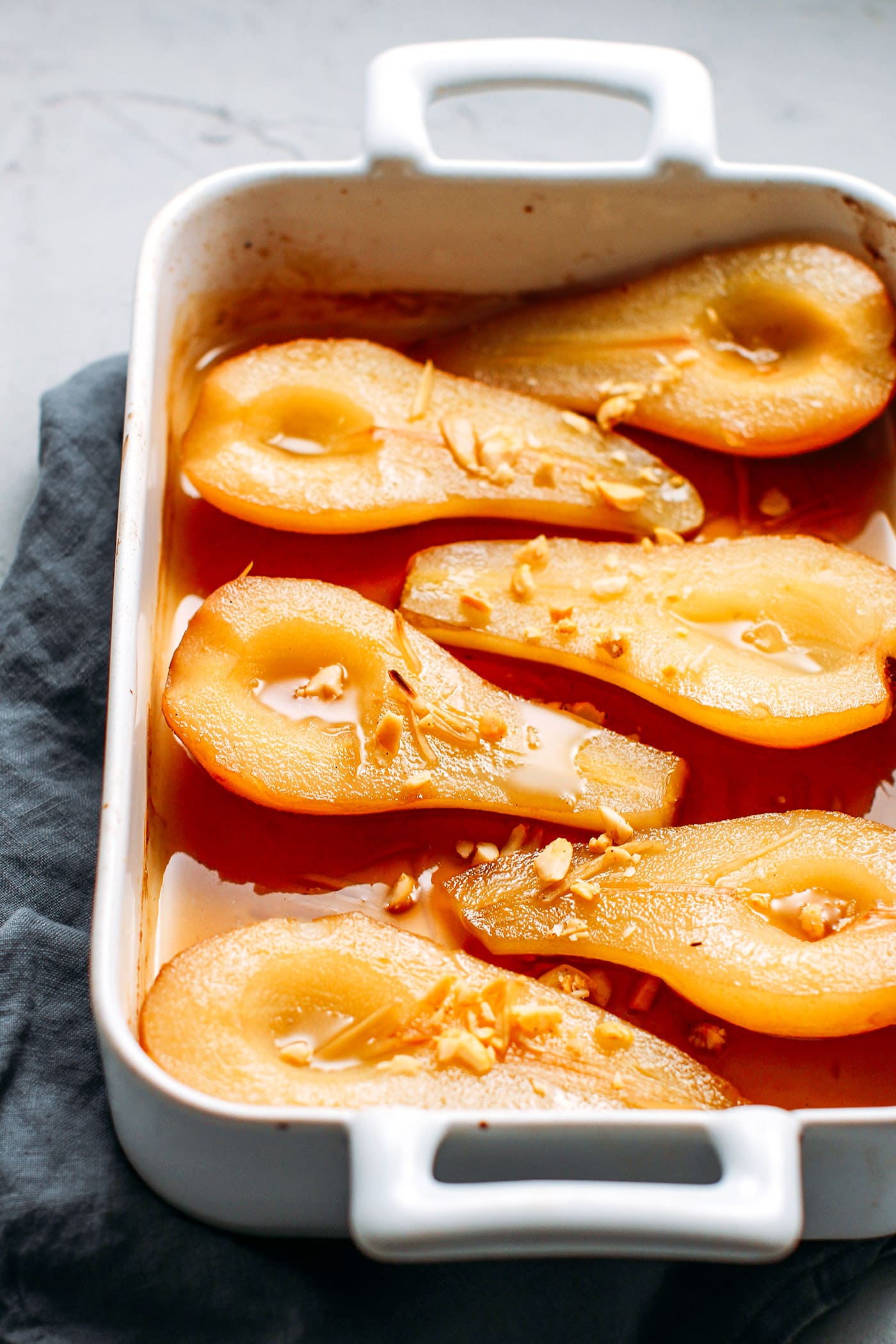 Roasted Pears in Ginger Syrup