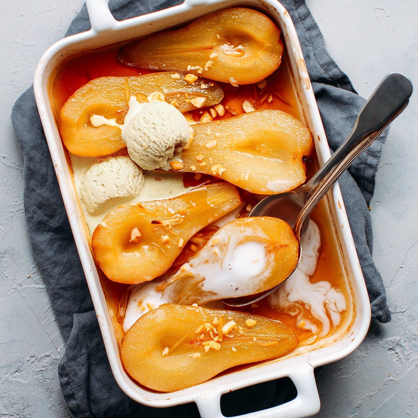 Roasted Pears in Ginger Syrup-image