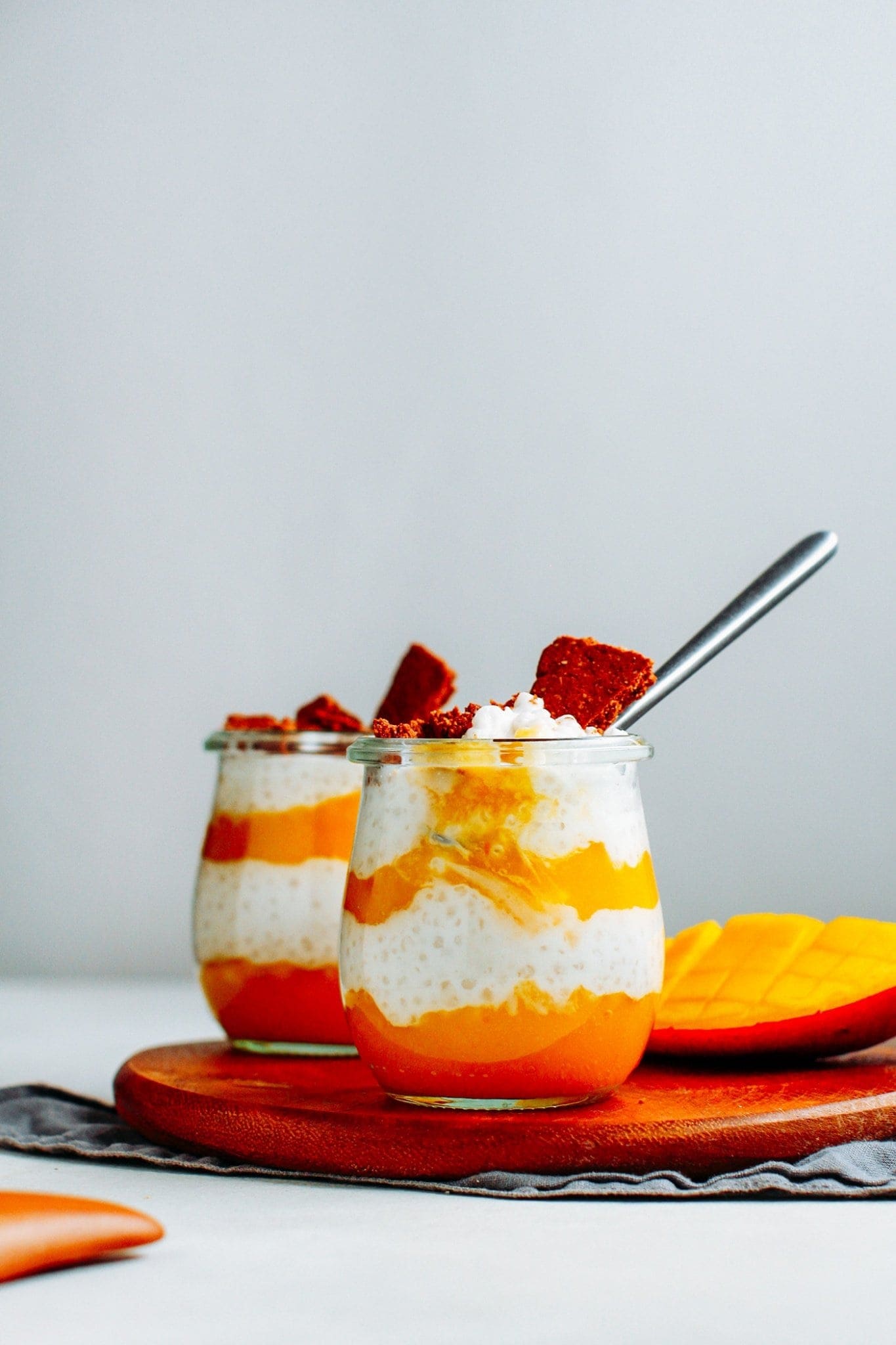 Mango & Coconut Tapioca Pearls Parfaits