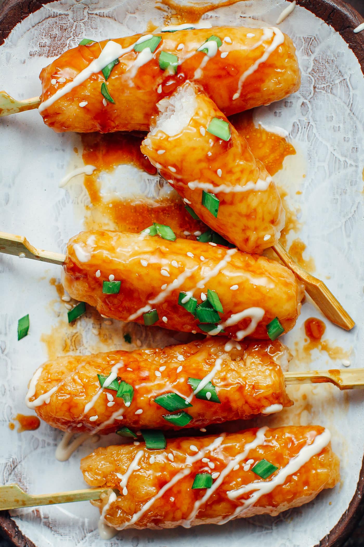 Teriyaki Sticky Rice Kebabs