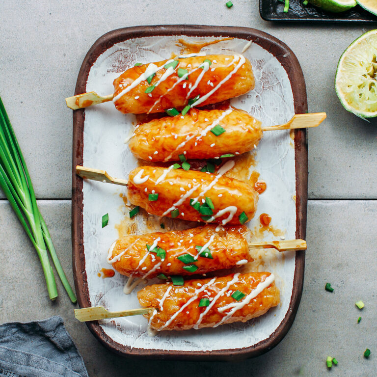 Teriyaki Sticky Rice Kebabs