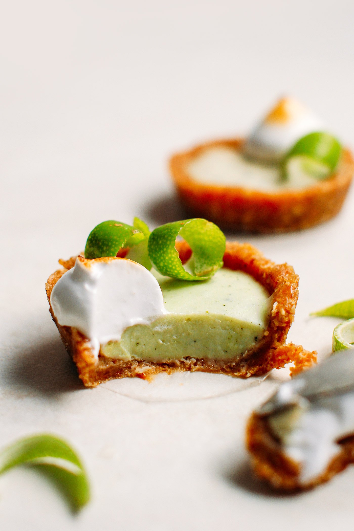 No-Bake Mini Key Lime Pies