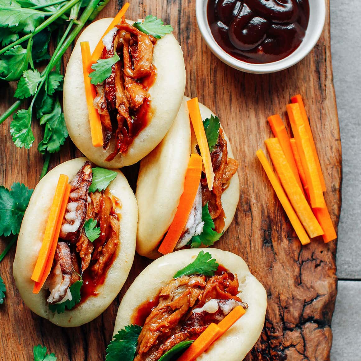 Crispy Mushroom & Chick'n Gua Bao