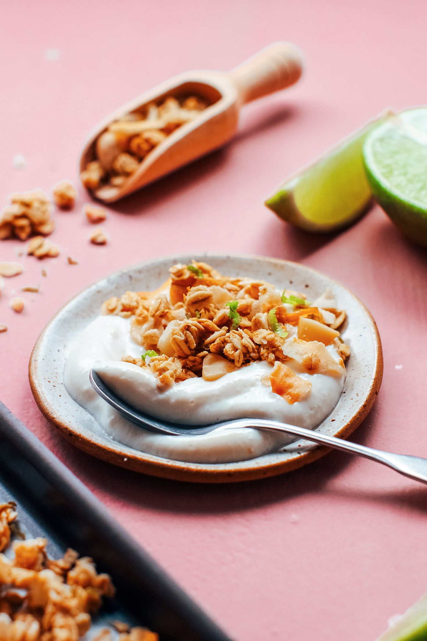 Lime, Coconut & Macadamia Granola