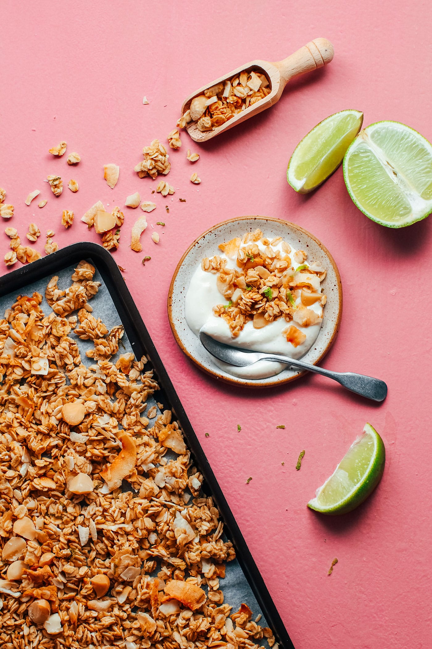 Lime, Coconut & Macadamia Granola