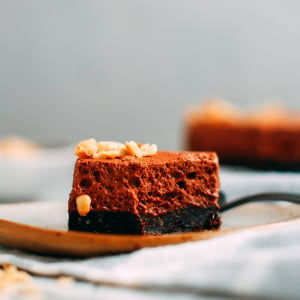 No Bake Vegan Chocolate Mousse Brownies Full Of Plants