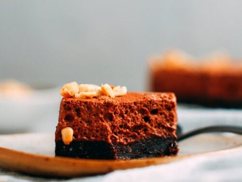 No Bake Vegan Chocolate Mousse Brownies Full Of Plants