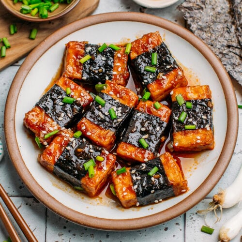 Spicy Seaweed Tofu Rolls