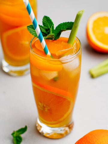 Peach, Orange & Lemongrass Iced Tea