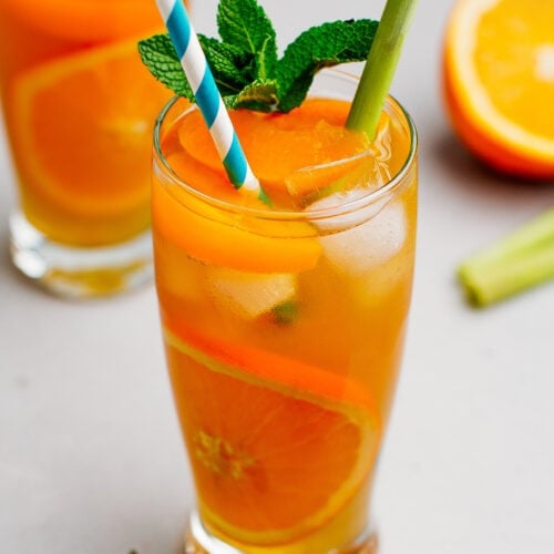 Peach, Orange & Lemongrass Iced Tea