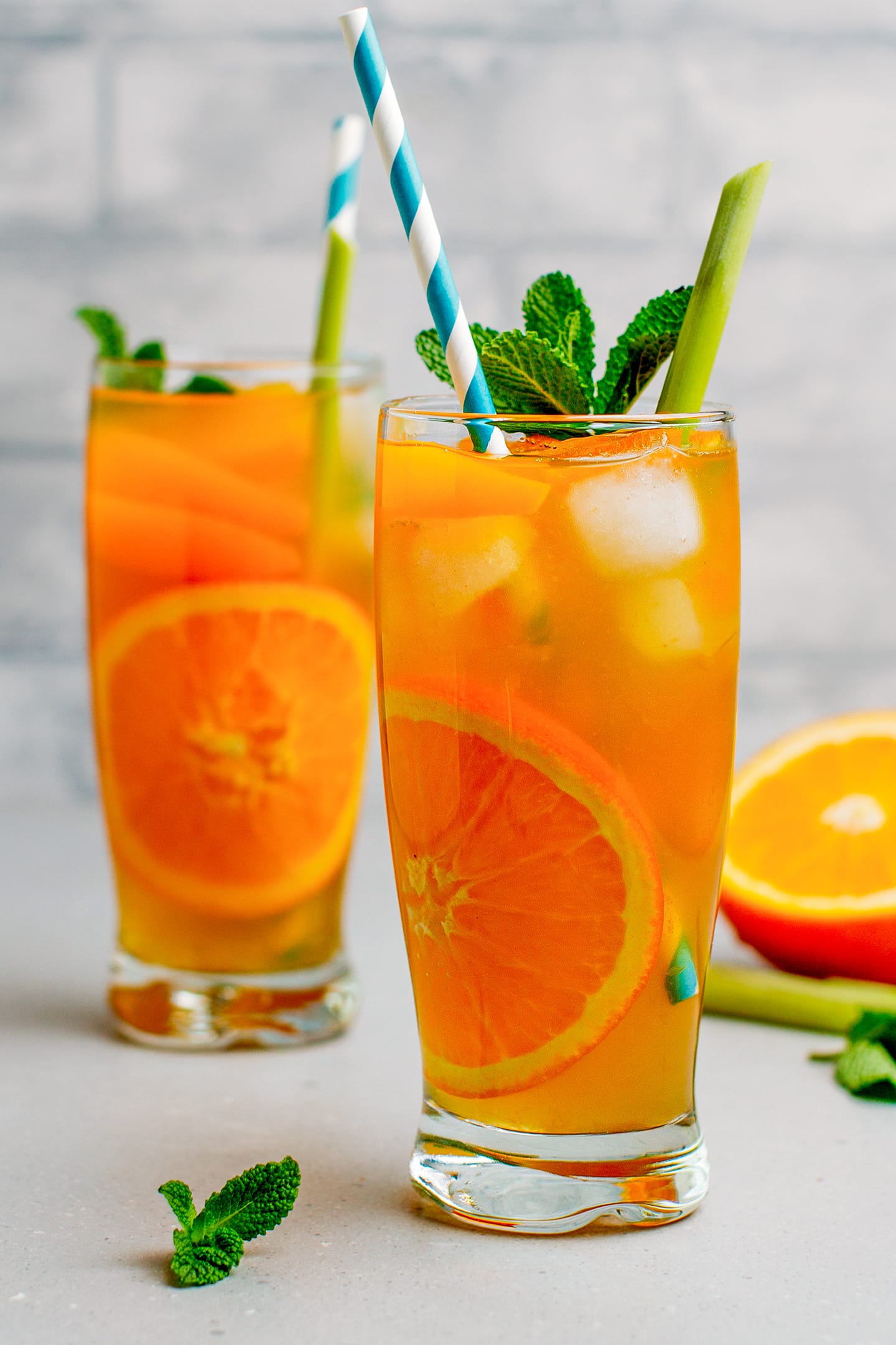 Peach, Orange & Lemongrass Iced Tea