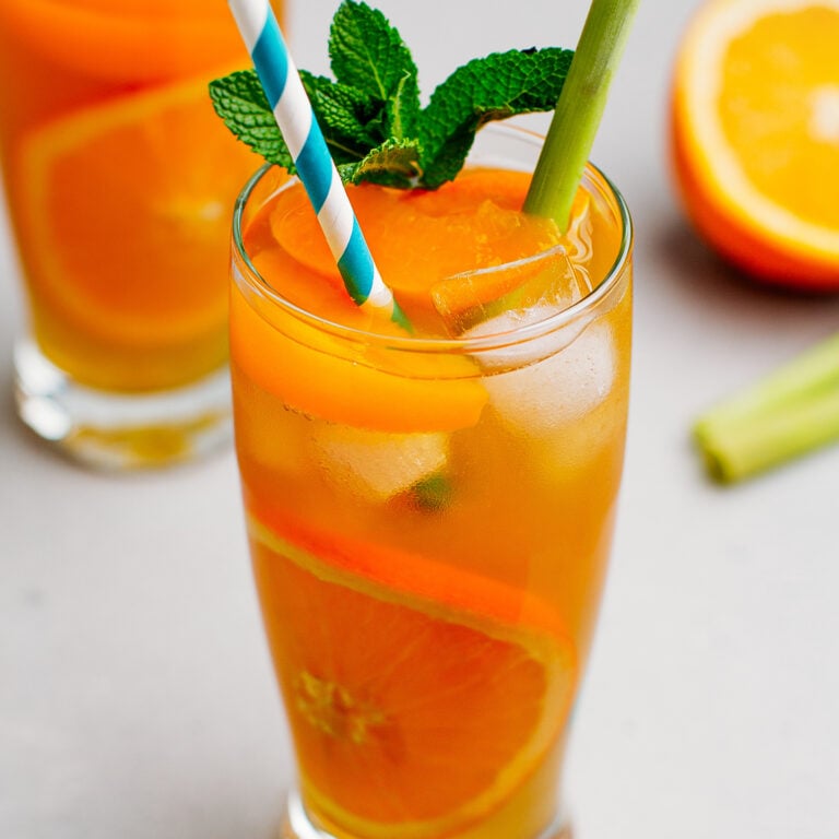 Peach, Orange & Lemongrass Iced Tea