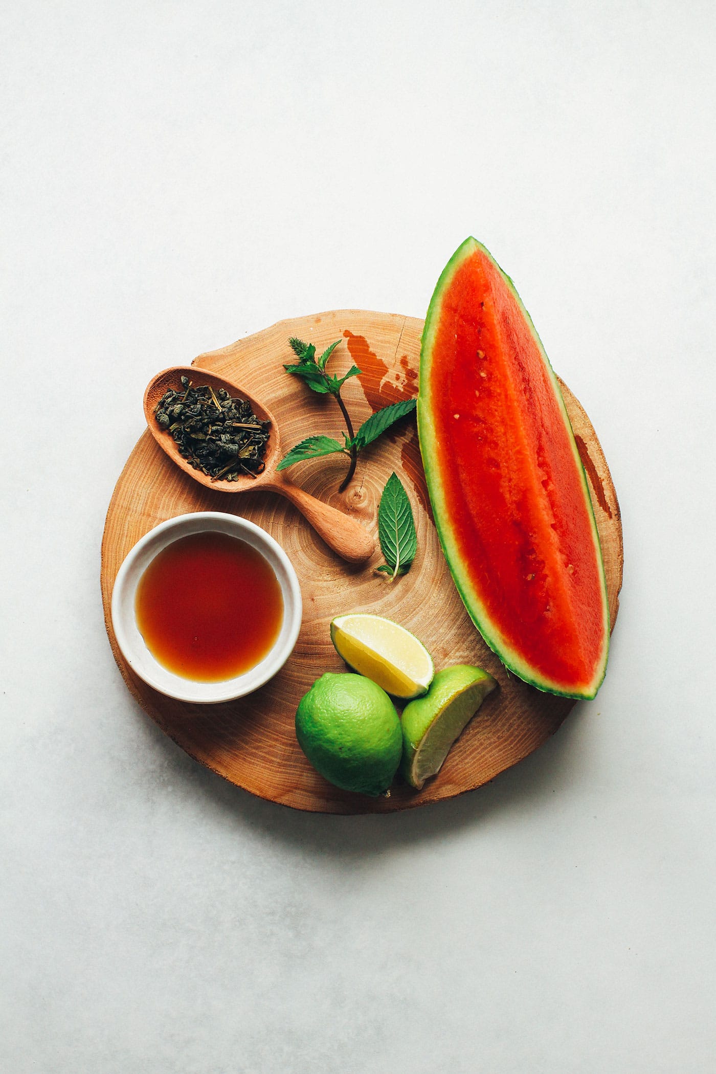 Watermelon Lime Iced Green Tea