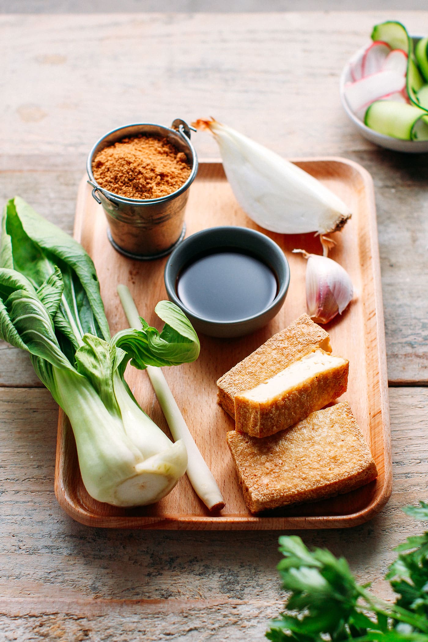 Saucy Caramelized Tofu Bowls