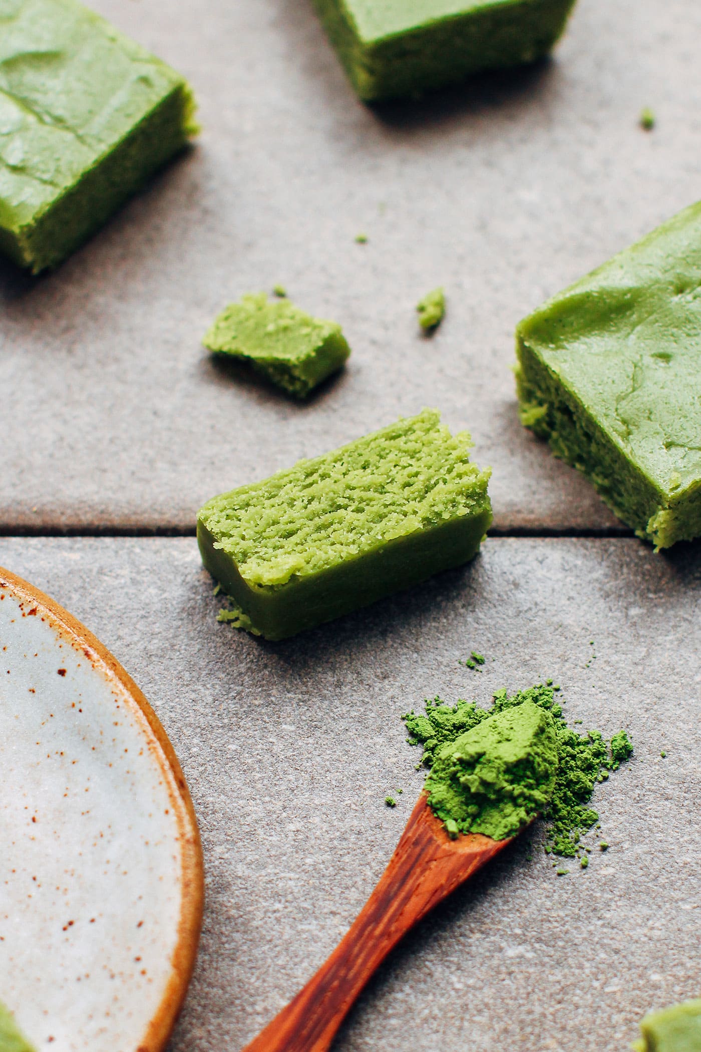 Vegan Coconut Matcha Halva