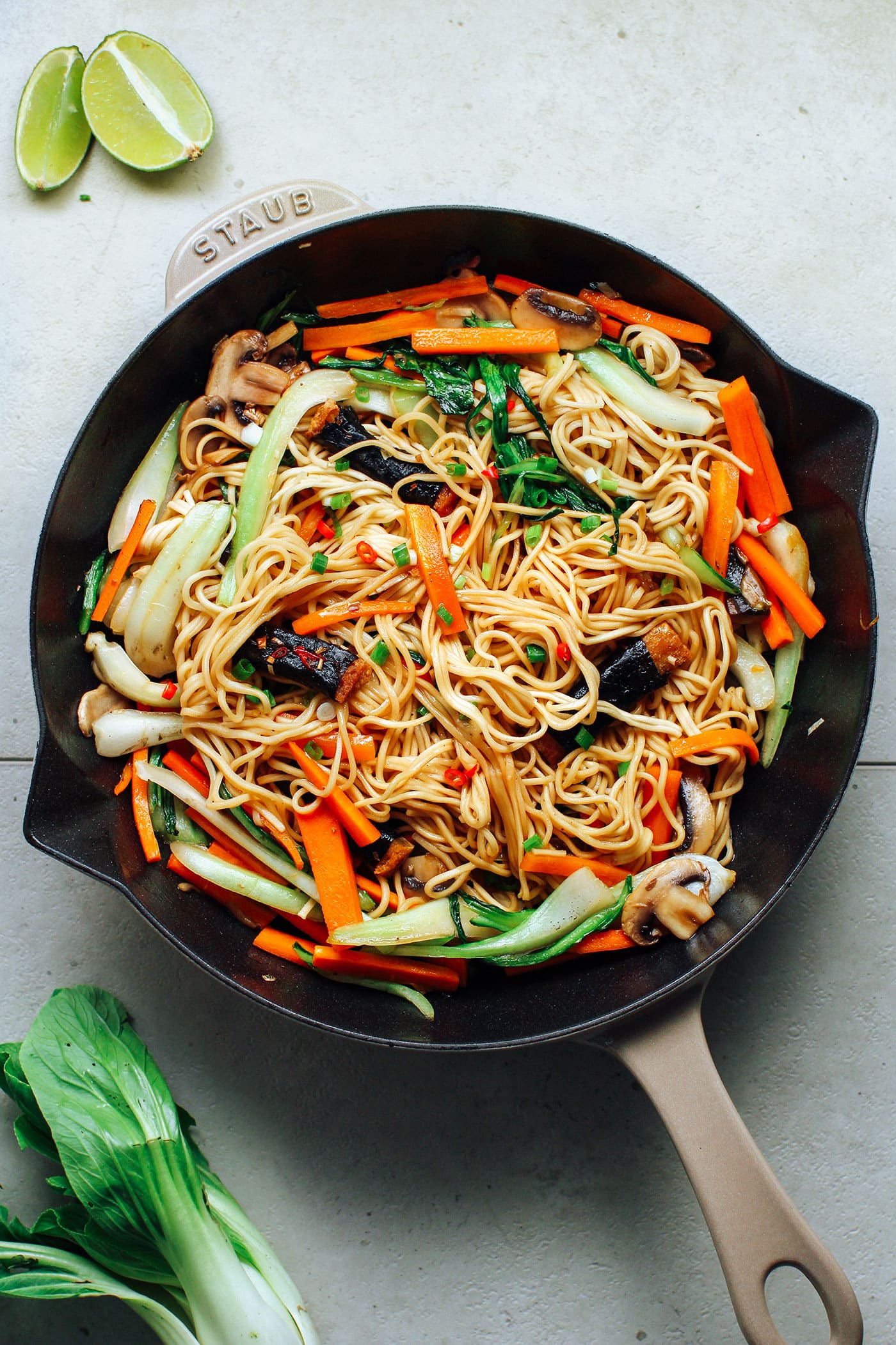 Seaweed Tofu Stir-Fry Noodles