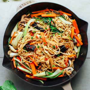 Seaweed Tofu Stir-Fry Noodles