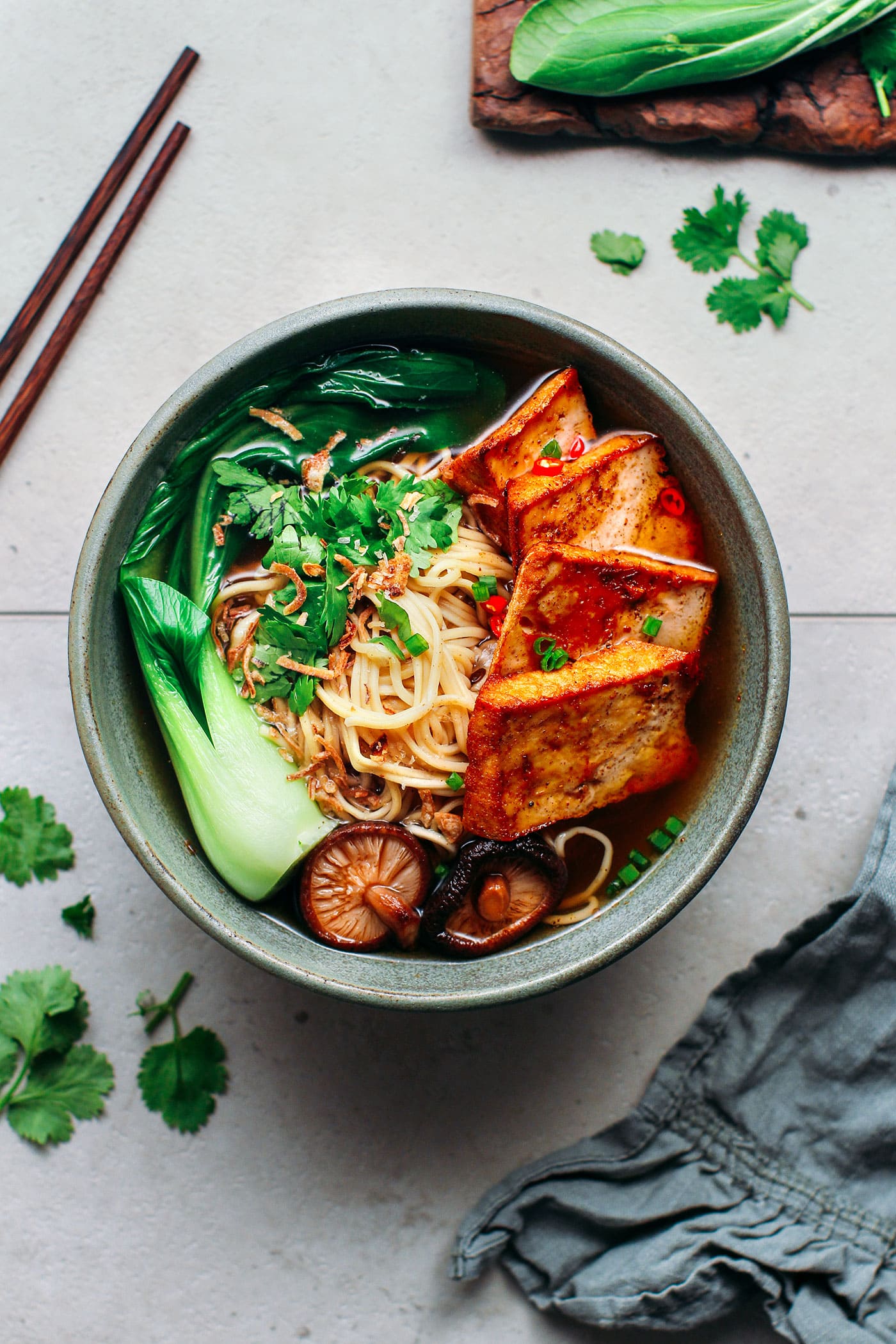 bean curd vegetable soup