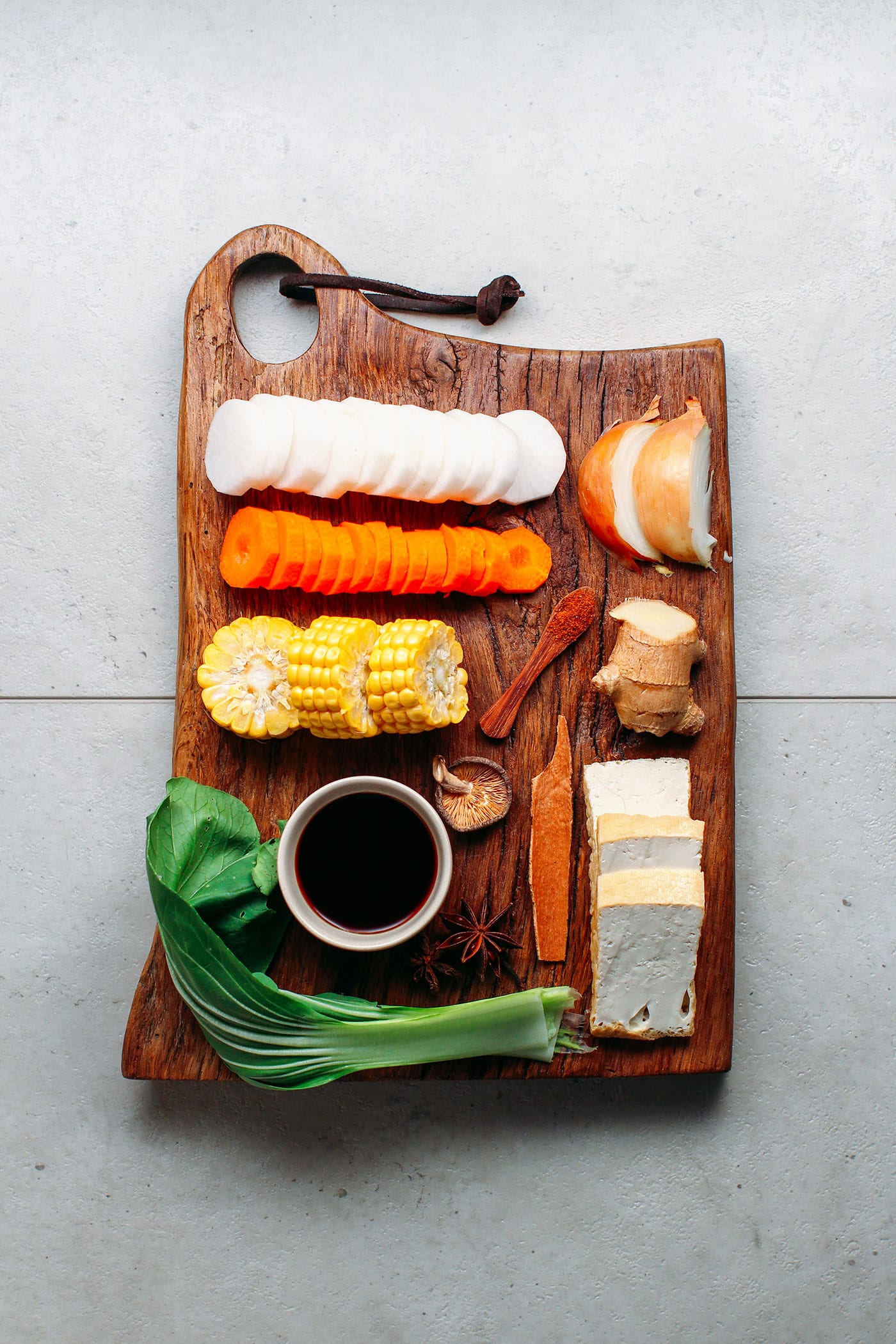 Five-Spice Tofu Noodle Soup