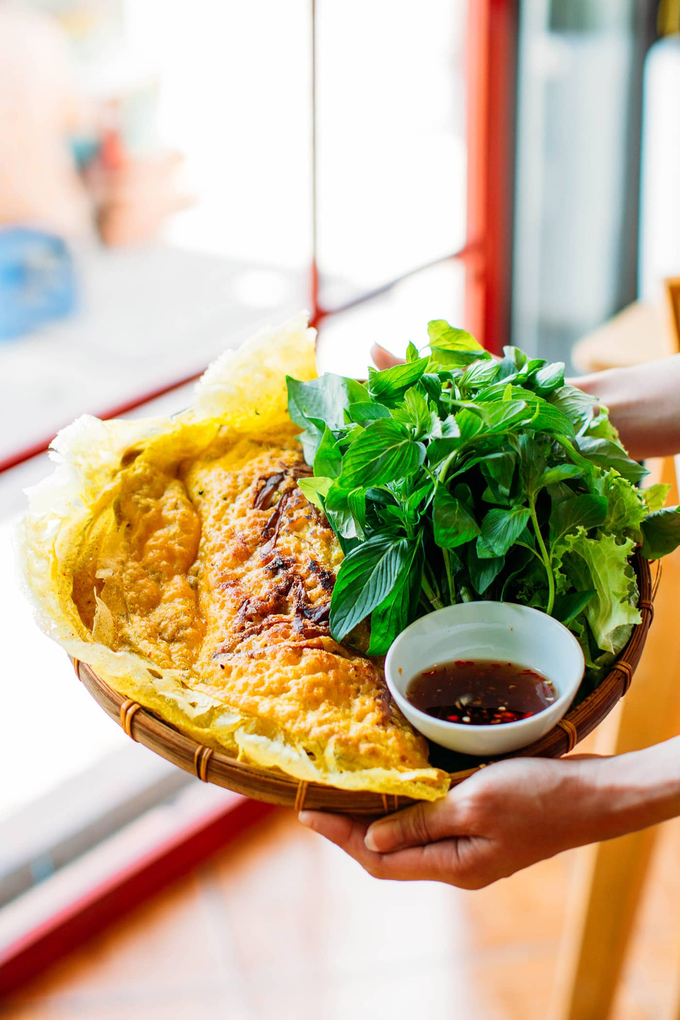 A Guide to Eating Vegan in Viet Nam - Banh Xeo