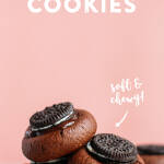Mini Oreo Chocolate Cookies (Vegan + GF)