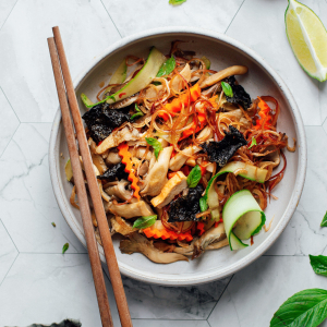 Seaweed, Mushroom & Tofu Salad