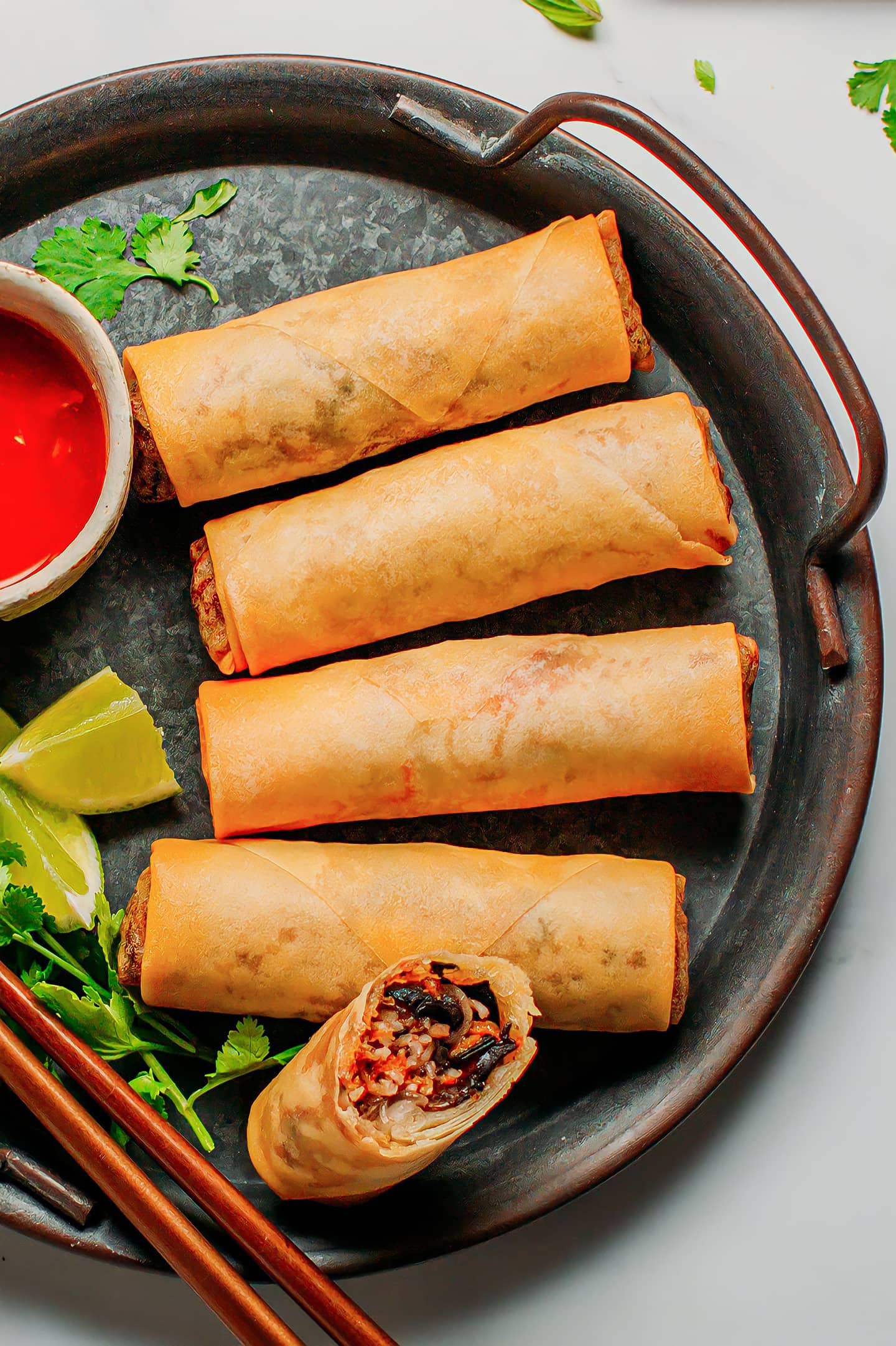 Crunchy Vegetarian Thai Egg Roll Recipe