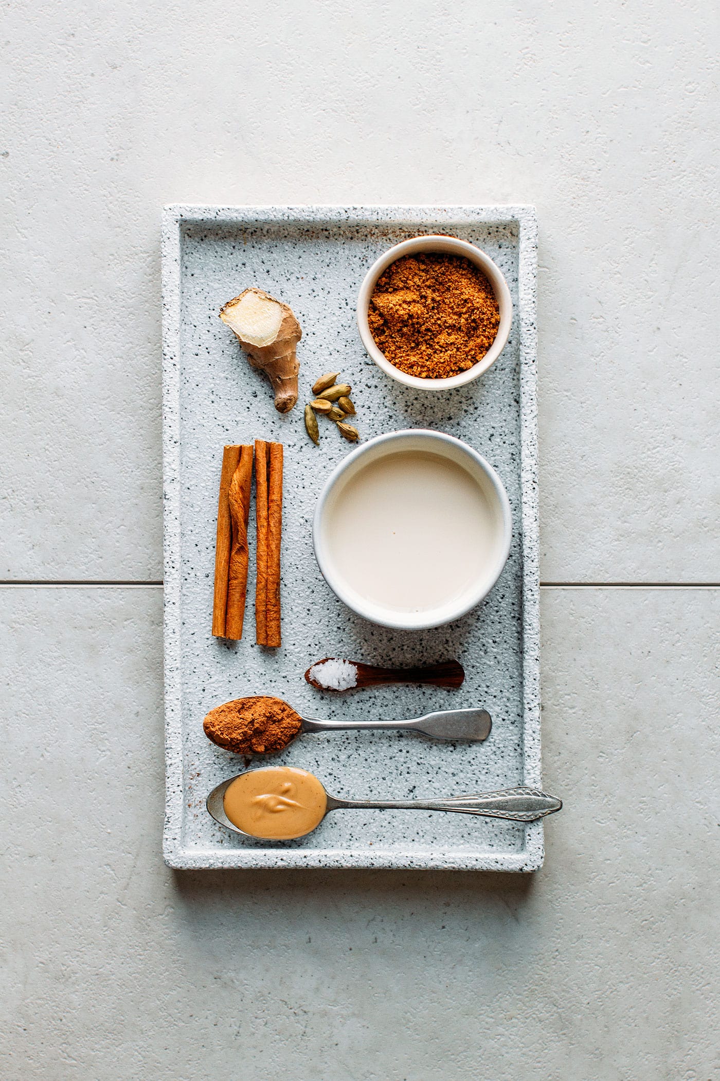 Salted Chai Cashew Butter Hot Chocolate