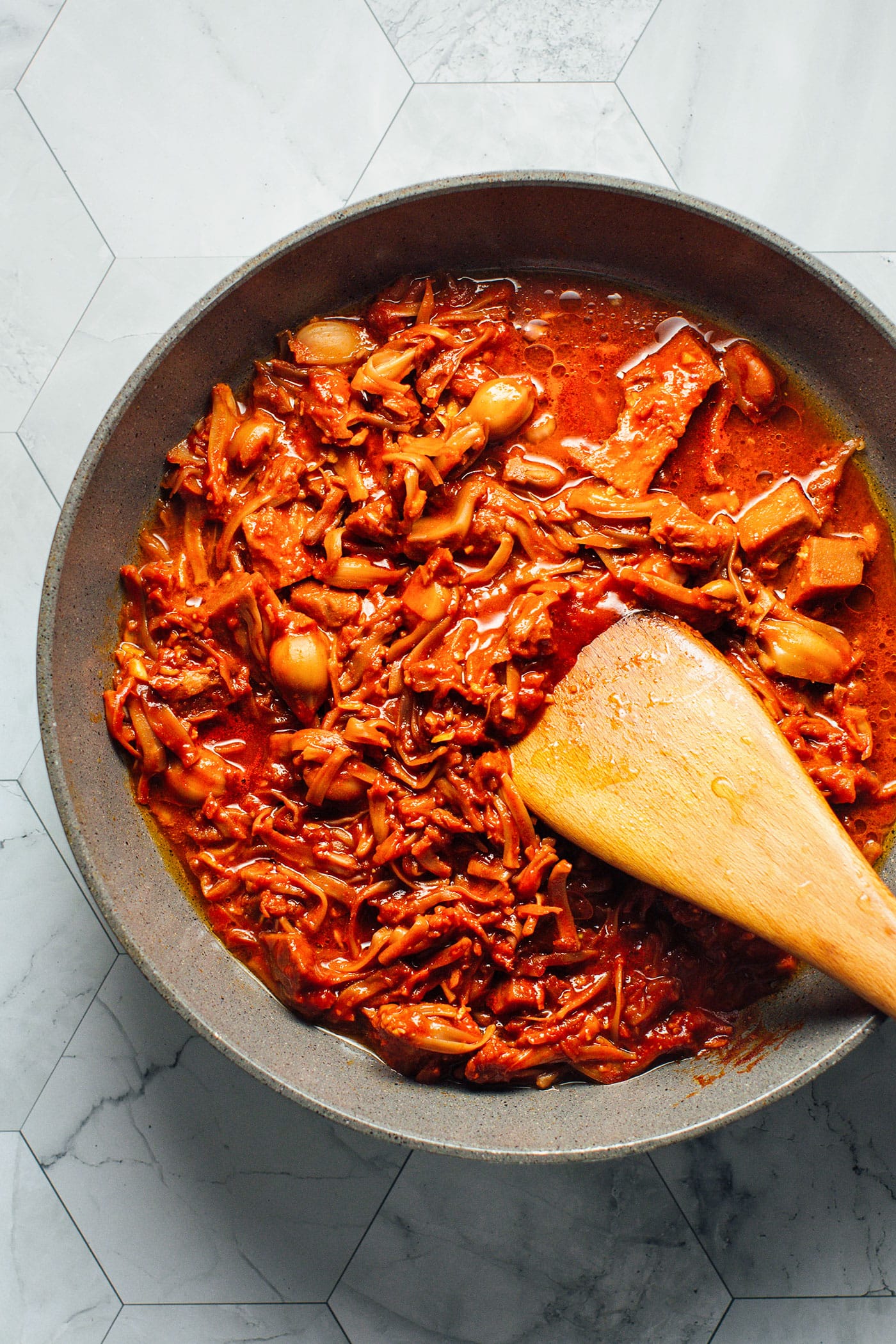 Easy Gochujang Jackfruit - Full of Plants