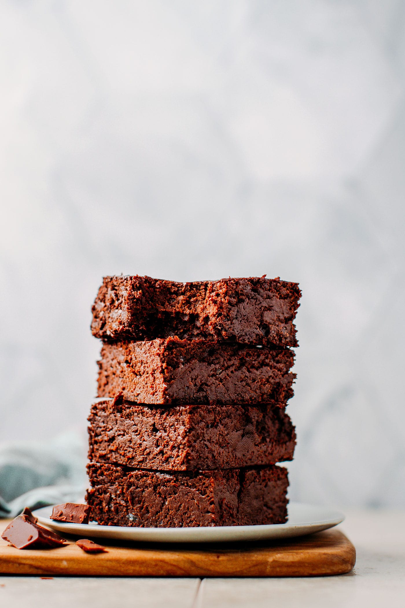 Extra Fudgy Vegan Brownies (GF)