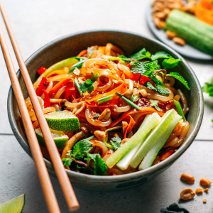 Satay Stir-Fry Udon Noodles