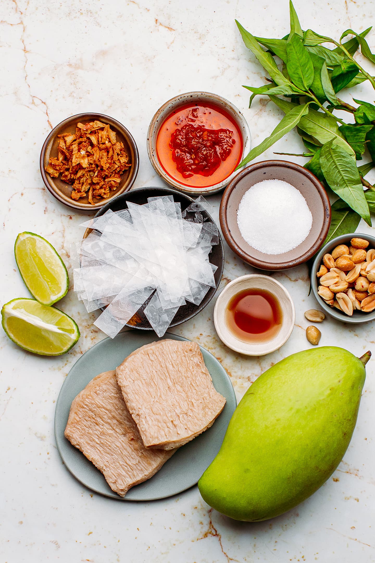 Satay Rice Paper Salad