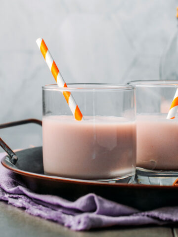 Toasted Red Rice Milk