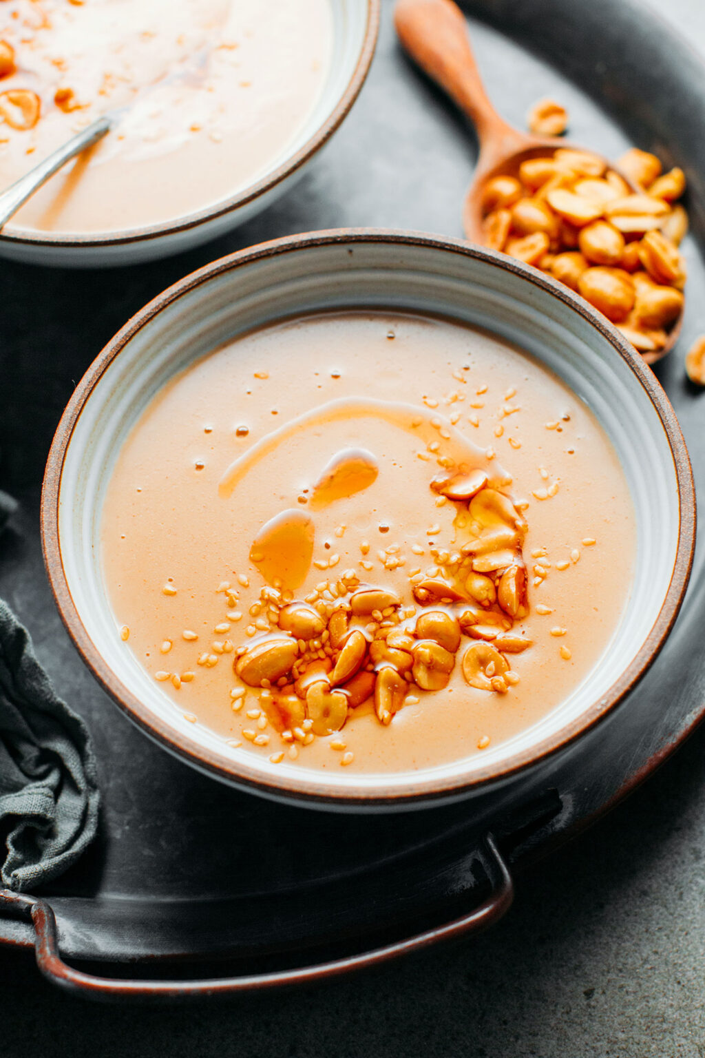 Sweet Peanut Soup Full of Plants