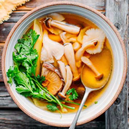 Healing Lemongrass & Mushroom Broth