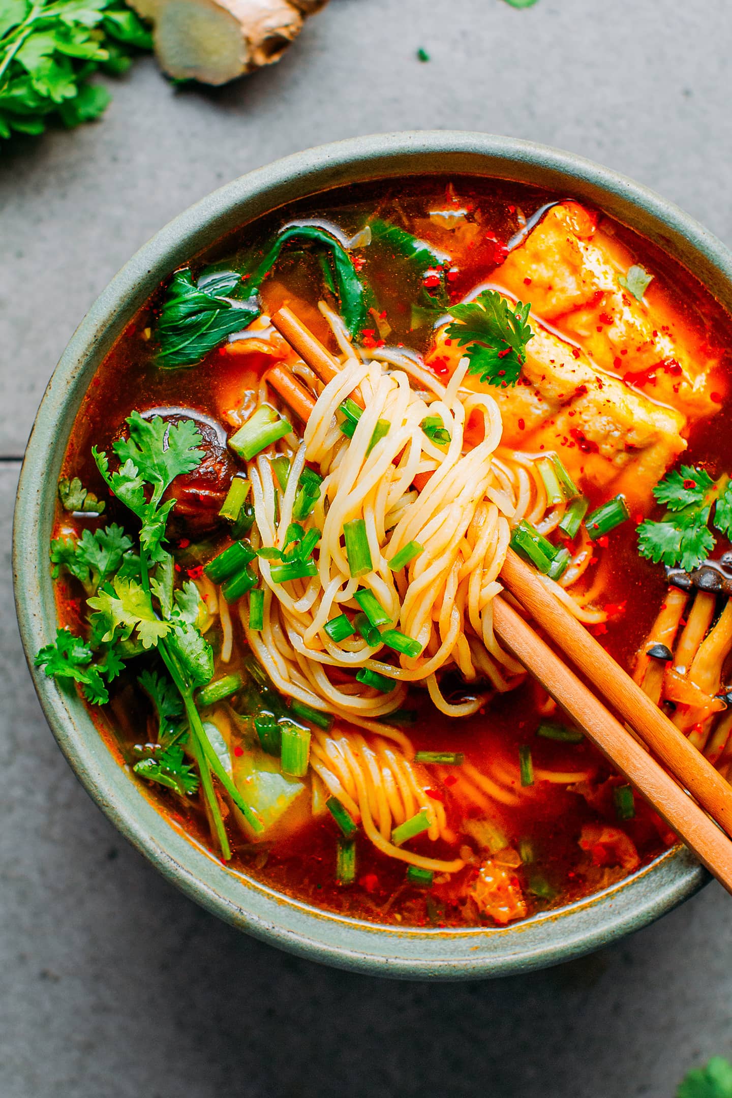 Miso & Tofu Noodle Soup in a Jar Recipe