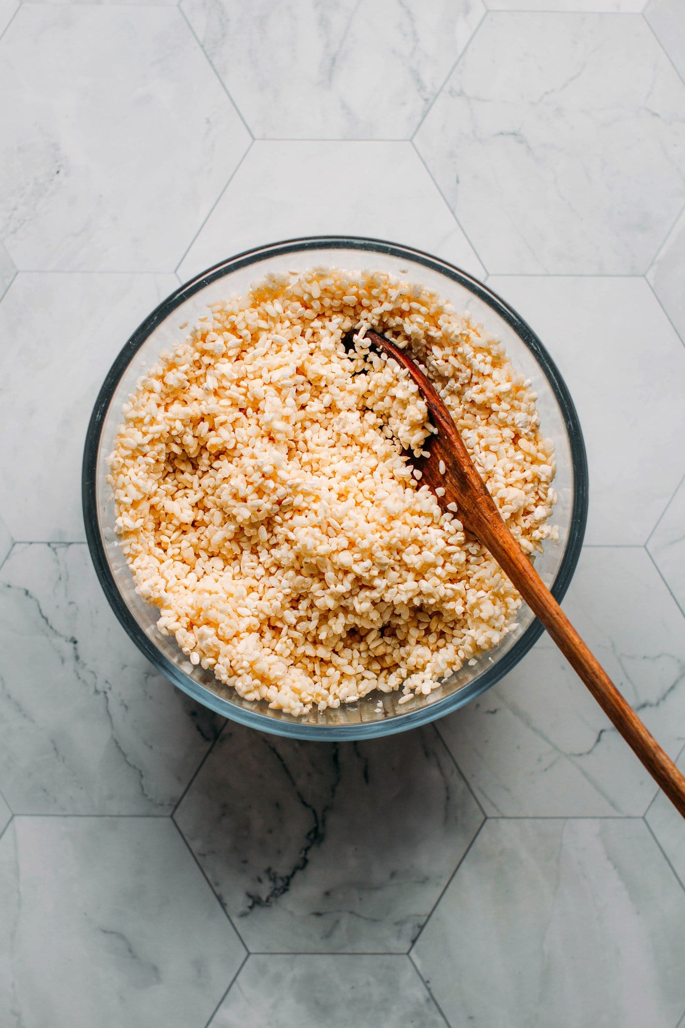 Koji in a bowl to make miso.