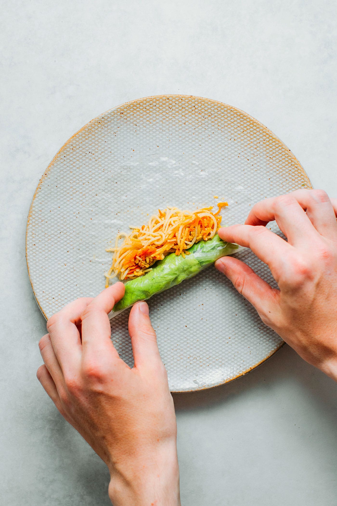 Vegan Bì Cuốn (Vietnamese Rolls)