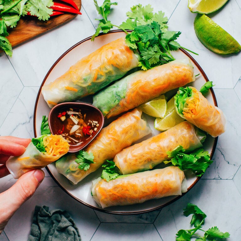 Vietnamese Rice Paper Rolls - Goi Cuon - Scruff & Steph