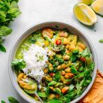 Instant Pot White Beans Green Curry